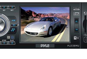 3.8'' TFT Monitor w/DVD/VCD/CD/MP4/MP3 Player & AM/FM Tuner & USB/SD Port (RBPLD38MU)