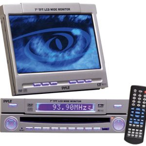 7'' Motorized In--Dash Monitor w/DVD/CD Player,Radio &TV Tuner Combo Unit (RBPLDINTV7)