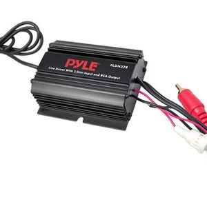 Ground Loop Isolator / Audio Line Driver with 3.5mm Female to RCA Stereo Male AudioPyle PLDN37R Audio Ground Loop Isolator/Audio Line Driver with 3.5mm (1/8") to RCA Stereo (PLDN37R)