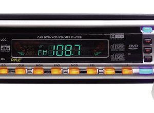 In-Dash Mobile DVD/CD/MP3 Player w/AM/FM Radio and Detachable Face (RBPLDVD168)