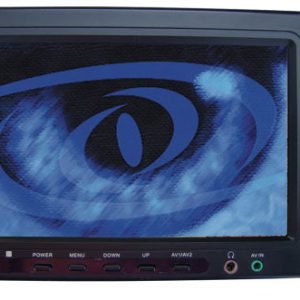 7" Wide Screen TFT LCD Monitor w/Front Panel A/V Inputs (RBPLHR73)