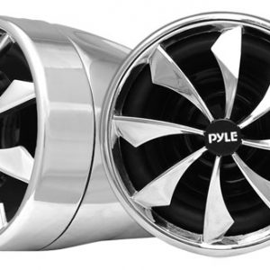 800 Watt 3" Speaker Pair with Dual Handle-Bar Mounts - Weatherproof, Aluminum Die-Cast Cabinets & Motorcycle, ATV & Snowmobile Mountable (Pair) (PLMCS94)