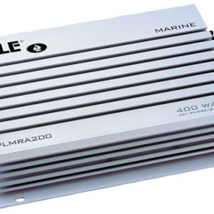 Elite Series Waterproof Amplifier, Bridgeable 400 Watt 2-Channel Amp (PLMRA200)