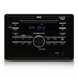 RV Wall Mount Bluetooth Audio/Video Receiver - A/V Stereo Headunit, CD/DVD Player, USB Reader (PLRVST300)