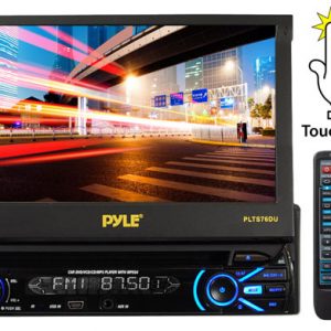 7'' Touch Screen Motorized Detachable TFT/LCD Monitor With DVD/CD/MP3/AM/FM Receiver (PLTS76DU)