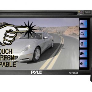 Double DIN Touch Screen 6.5'' TFT LCD Monitor w/DVD/CD/ MP3/ USB & AM/FM (RBPLTSD62)