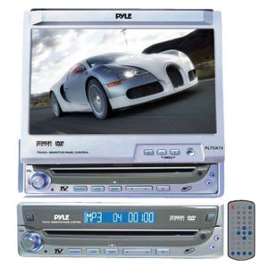 Touch Screen 7" Motorized TFT-LCD Monitor w/DVD/CD/MP3 Player & AM/FM Receiver (RBPLTSN74)