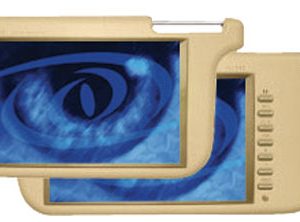 Pair of Tan Sunvisor/ 9'' TFT LCD Monitor (RBPLVS9TN)