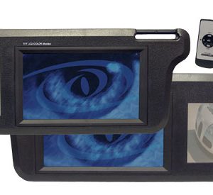 Pair of 7'' TFT  Sun Visor Monitors with Mirror (RBPLVSMR7)