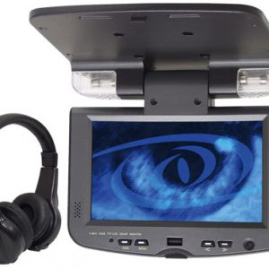 7'' TFT LCD Mobile Roof Mount Monitor w//Wireless Headphones (RBPLVWR71IR)