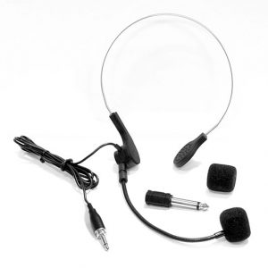 Cardioid Condenser Headset Microphone, Flexible Wired Boom (for Standard 3.5mm Wireless Mic Systems) (PMEM8)