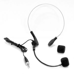 Cardioid Condenser Headset Microphone, Flexible Wired Boom (for Sennheiser Wireless Mic Systems) (PMEMSH15)