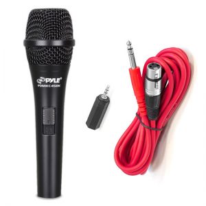 Professional Handheld Condenser Microphone, Vocal Cardioid Mic with 15' ft. XLR Cable (PMIKC45BK)