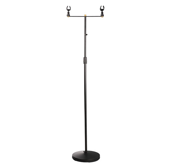 Universal Dual-Holding Microphone Stand - Height Adjustable (PMKS18)