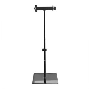 Secure & Anti-Theft Key Lock Tablet Floor Stand Holder with Adjustable, Bendable, Rotating Swivel Gooseneck, USB Charge Port & Sturdy Tempered Glass Base for iPad, Kindle, Android, eReader, Samsung Galaxy, Nexus, etc. (PMKSPAD6LK)