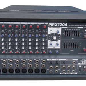 12 Channel Powered 600 Watts PA Mixer/Amplifier (RBPMX1204)