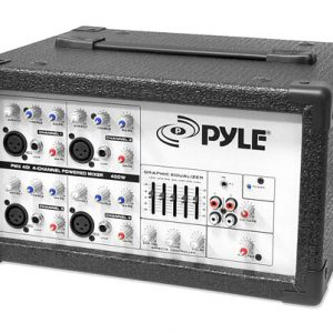 150 Watt 4 Channel Powered PA Mixer/Amplifier (RBPMX401)