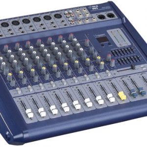 8 Channel 600 Watts Digital Powered Stereo Mixer W/DSP (RBPMX808)