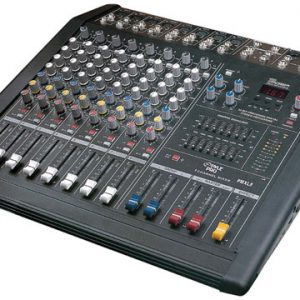 8 Channel 500 Watts Digital (DSP) Powered Stereo Mixer (RBPMXL8)