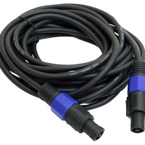 50' Foot Professional Speaker Cable Male Compatible With Speakon Connector to Male Compatible With Speakon Connector (PPSS50)