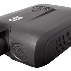 Widescreen Projector with Up To 200-Inch Viewing Screen, Built-In Speakers, & Accepts 1080p Signals (RBPRJ3D89)