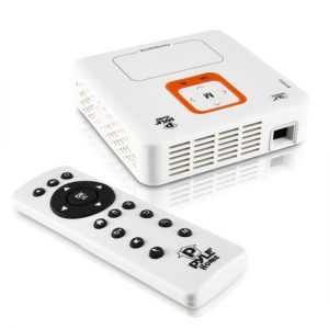 Smart Mini Portable Projector, Built-in Dual Core Android Computer, 1080p Support, Bluetooth, Wi-Fi, Rechargeable Battery, Touchpad, USB/SD Readers, Air-Mouse, Projects up to 120'' (PRJAND820)