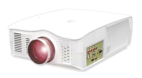 Widescreen LED Projector with up to 120-Inch Viewing Screen, Built-In Speakers, USB Flash Reader & Supports 1080p (PRJD905)