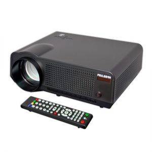 High-Definition Widescreen Projector with up to 120-Inch Viewing Screen, Built-In Speakers, USB Flash Reader & Accepts 1080p Signal (PRJLE84H)