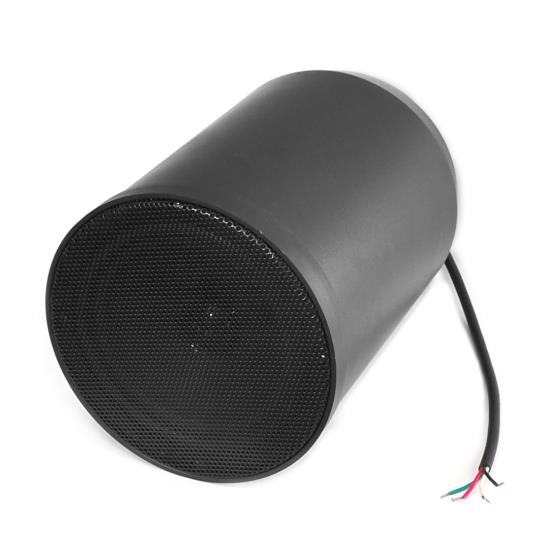 6.5'' 40 Watt Ceiling Hanging Pendant Speaker w/ 70V Transformer (Black) (PRJS66B)