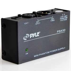 Compact 1-Channel 48V Phantom Power Supply (PS430)