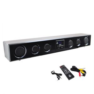 6-Way 300 Watt Multi-Source Wall/Shelf Mount Sound Bar w/USB, SD, MP3, FM Tuner (PSBV400)