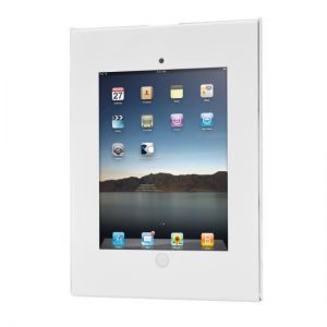 Security Anti-Theft iPad Wall Mount, Public Display Safe Lock & Secure Tablet Device Holder Case, (Works with iPad 2/3/4/iPad Air/iPad Air2) (PSPADLKW06)