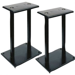 One Pair of Heavy Duty Steel Double Support Bookshelf Speaker Stand (PSTND13)