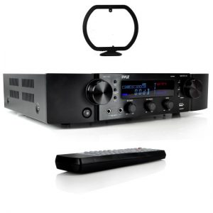 Bluetooth Hybrid Pre-Amplifier, Home Theater Stereo Pre-Amp Receiver, MP3/USB/AUX/FM Radio (PT395)
