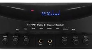 5.1 Channel Amplifier Receiver Digital Home Theater Stereo System, 350 Watt (PT570AU)