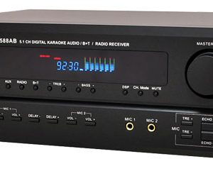 5.1 Channel Home Theater AV Receiver, BT Wireless Streaming (HDMI, 4K Ultra & 3D TV Pass-Through Support) (PT588AB)