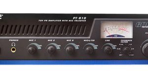19'' Rack Mount 600 Watt Power Amplifier/Mixer w/ 70V Output & Mic Talkover (PT610)