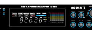 1000 Watts AM/FM/ Tuner Hybrid Amplifier W/ 70V Output (PT720A)