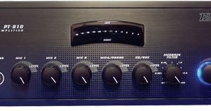 19'' Rack Mount 1200 Watt Stereo Power Amplifier/Mixer w/ 70V Output (PT910)