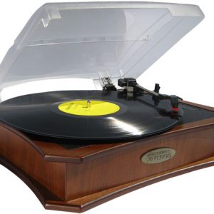 Retro Style Vinyl Turntable With USB-To-PC Recording (Maple) (RBPVNTT5UT)