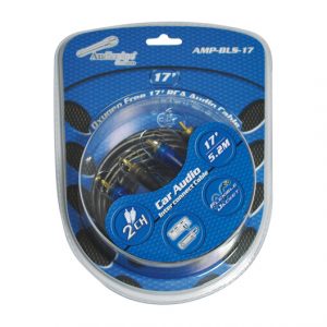 Audiopipe Oxygen Free RCA Audio Cable 17 Ft AMPBLS17
