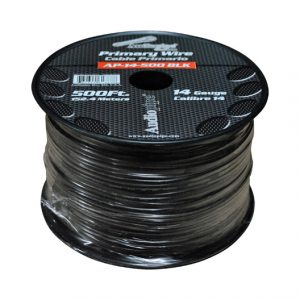 Audiopipe 14 Gauge 500Ft Primary Wire Black AP14500BK