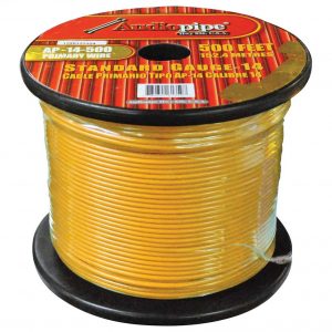 Audiopipe 14 Gauge 500Ft Primary Wire Yellow AP14500YW