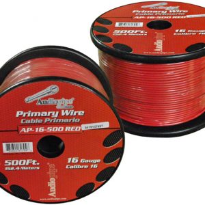 Audiopipe 16 Gauge 500Ft Primary Wire Red AP16500RD