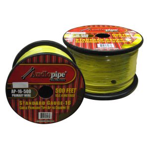 Audiopipe 16 Gauge 500Ft Primary Wire Yellow AP16500YW