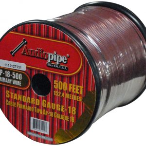 Audiopipe 18 Gauge 500Ft Primary Wire Brown AP18500BROWN