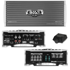 Boss Armor 4CH Amplifier 2400W Max AR24004