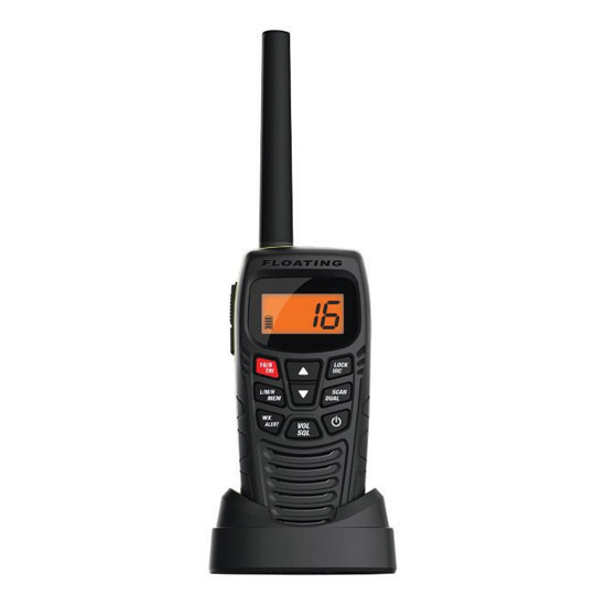 Uniden Handheld 2-Way VHF Marine Radio NOAA Weather Alert ATLANTIS270