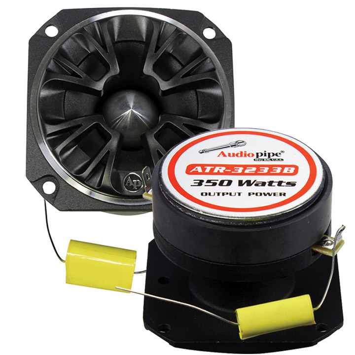 Audiopipe Bullet Tweeter 350 Watts 4 ohm Black with grill (each) ATR3233B