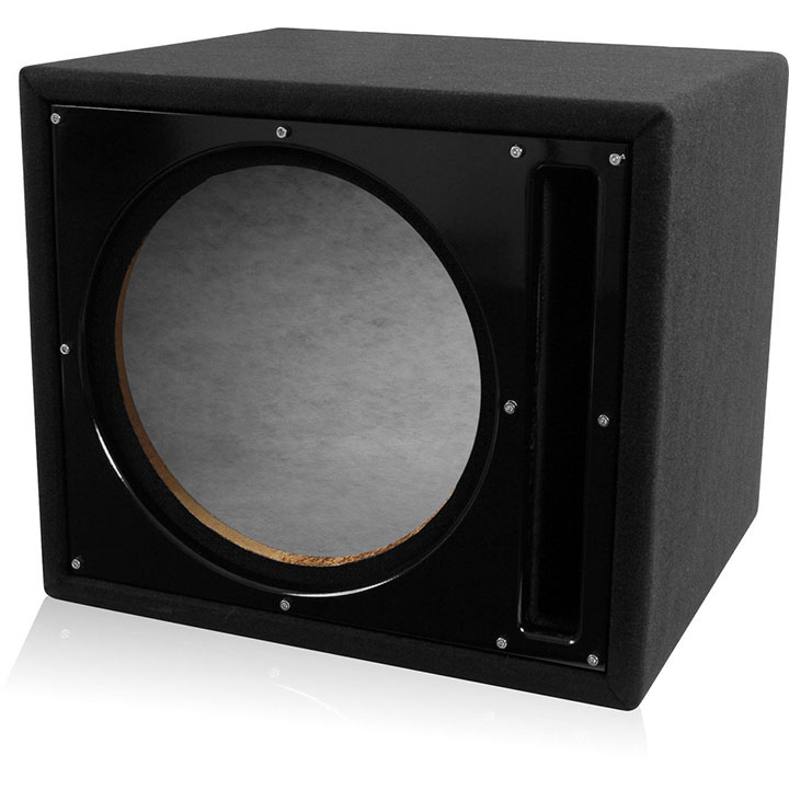 Belva Single 12" Ported Empty Enclosure Black Face BBX112BK - Image 2